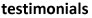 testimonials